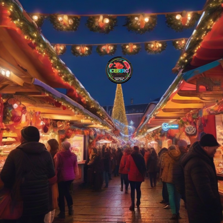 Snus at a nicotine pouch Christmas market