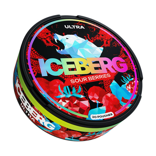 Iceberg xxl Sour Berries, 30 Nicotine Pouches, Snus 150mg