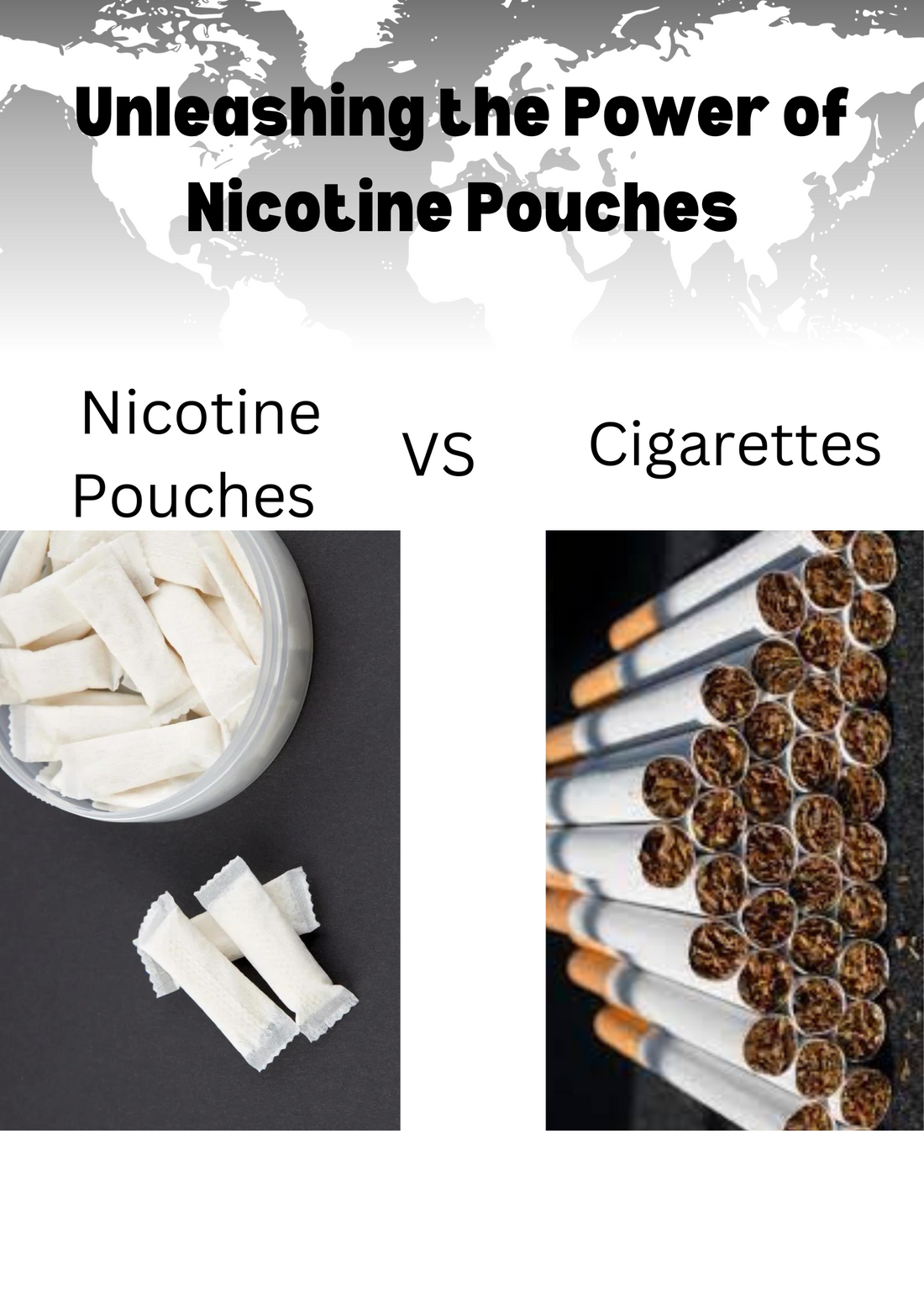 Nicotine pouches vs, Cigarettes