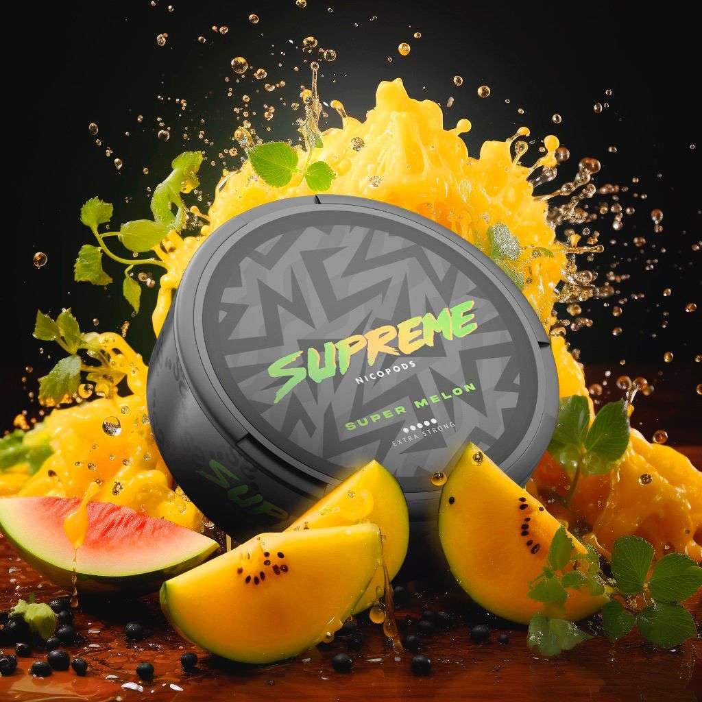 Supreme Super Melon 100mg Snus Nicotine pouch