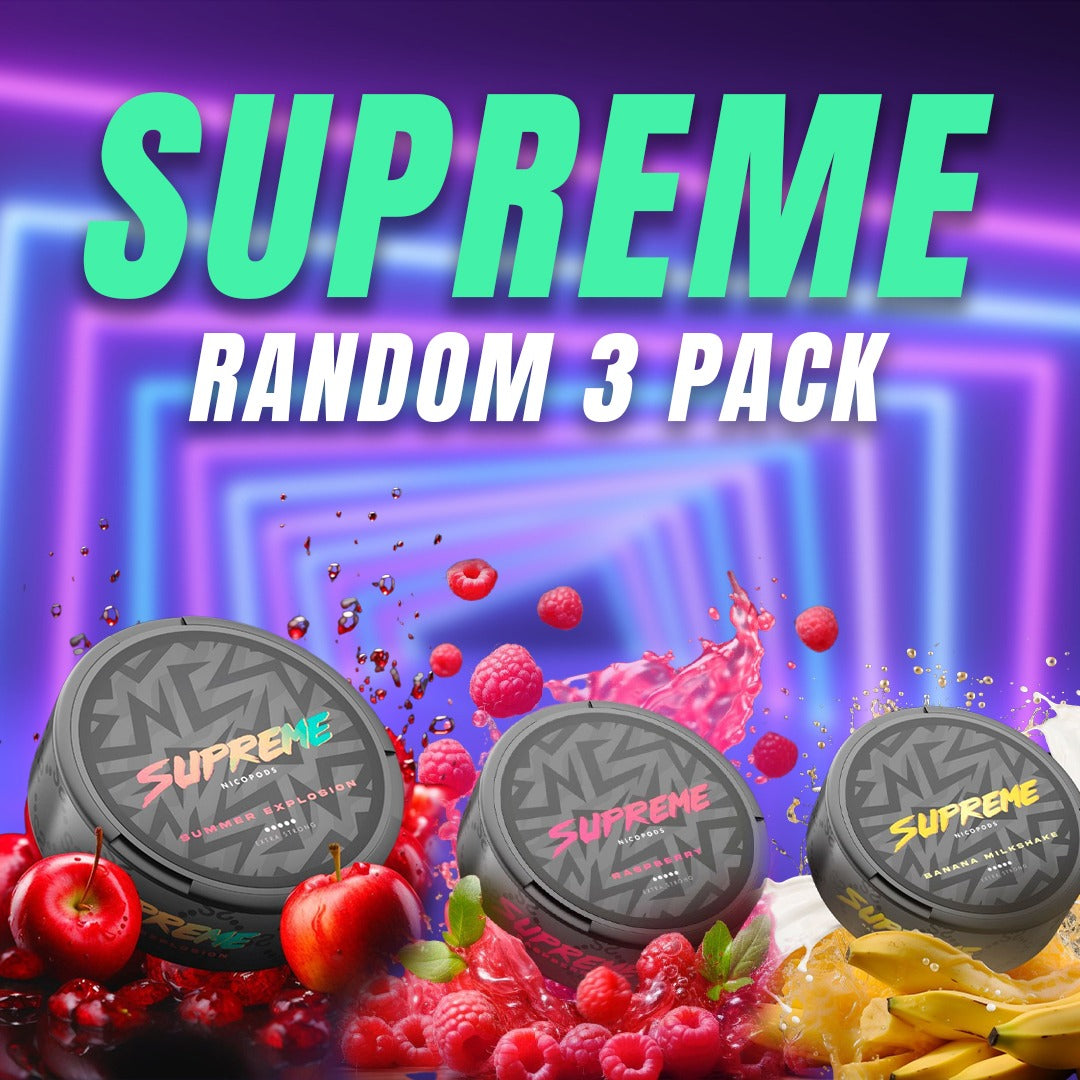 Supreme Random 3 pack 100-120mg/g