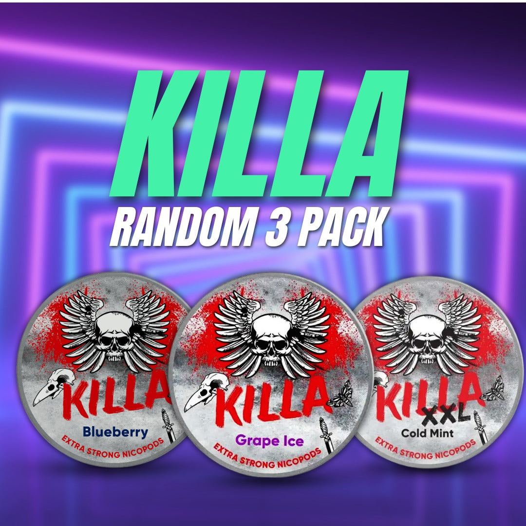 Killa Random 3 Pack 16mg/g