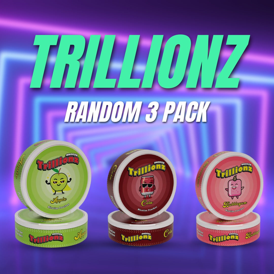 Trillionz Random 3pack 100-150mg/g