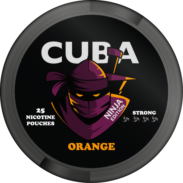 Cuba Ninja Orange Nicotine Pouches, Snus 150mg/gi