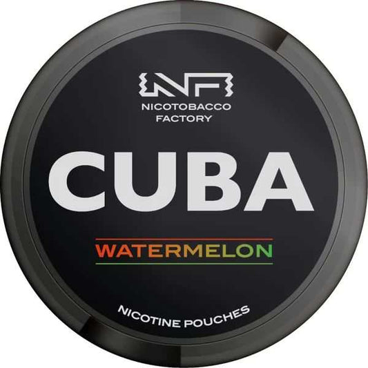 Cuba Black Watermelon Nicotine Pouches, Snus 43mg