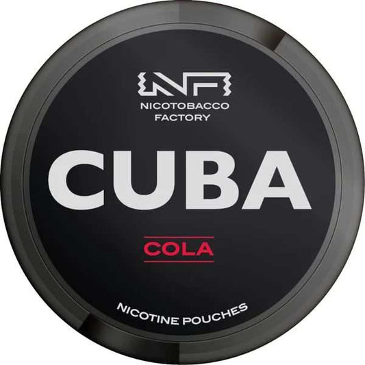 Cuba Black Cola Nicotine Pouches, Snus 43mg/g