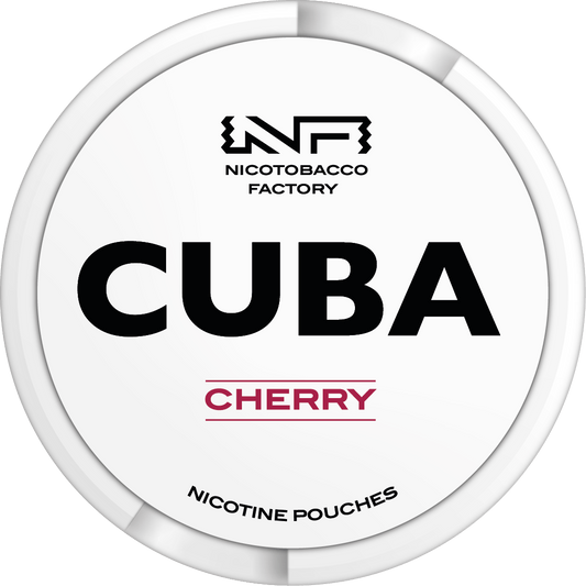Cuba White Line Cherry, Nicotine Pouches, Snus 16mg/g