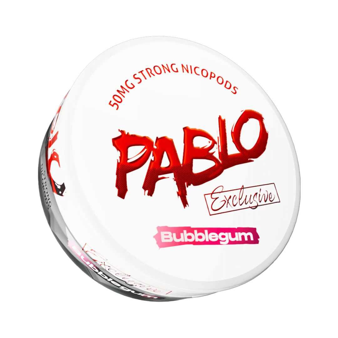 Pablo Exclusive Bubblegum, Nicotine Pouches, Snus 50mg