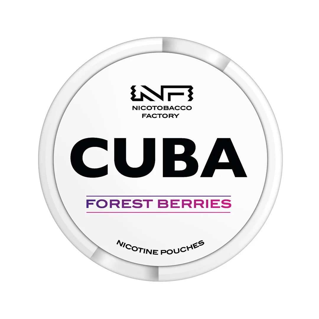 Cuba White Line Forrest Berries Nicotine Pouches, Snus 16mg