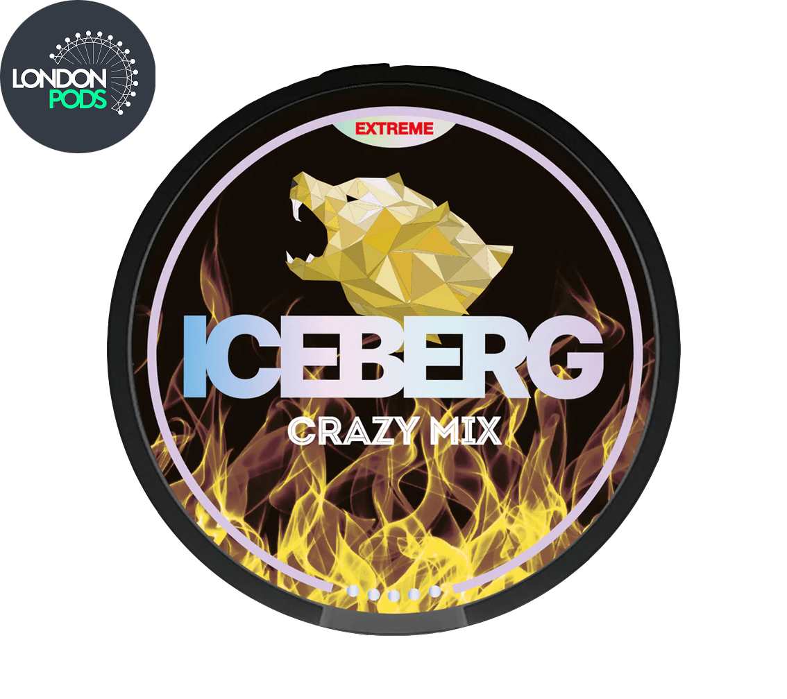 Iceberg Ultra Crazy Mix Nicotine Pouches, Snus150mg/g