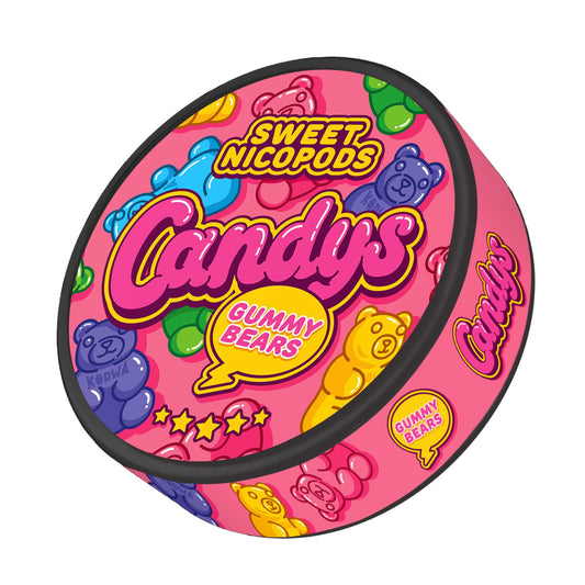 Candy’s Gummy bears Nicotine Pouches, Snus 46.9mg/g