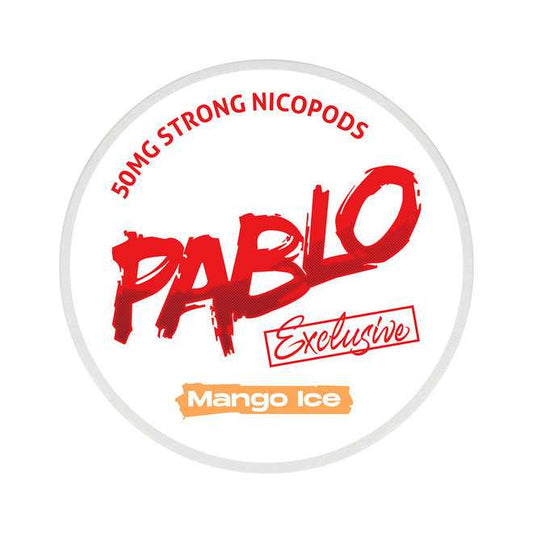 Pablo Exclusive Mango Ice Nicotine Pouches, Snus 50mg